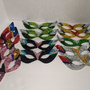 Sequin Marco gras masks